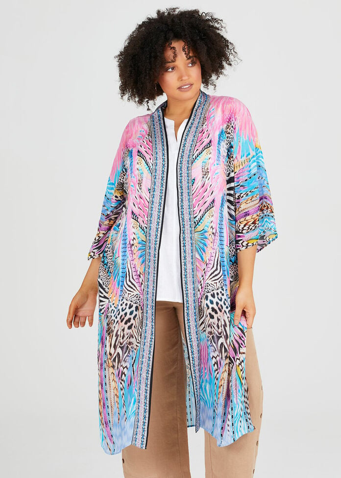 The Fabulous Viscose Kimono, , hi-res