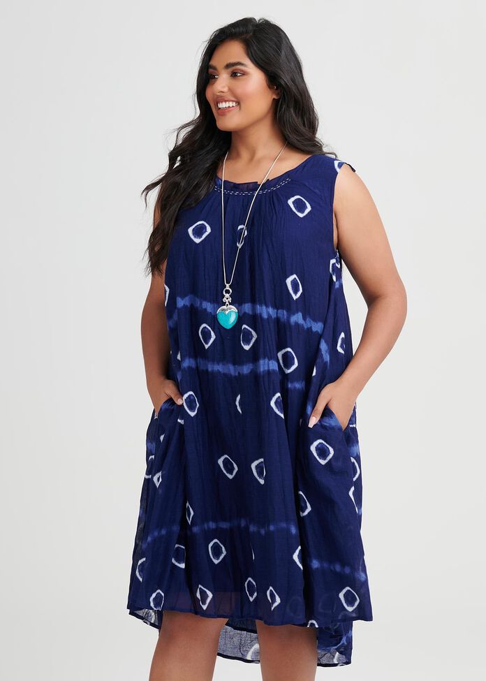 Cotton Happy Feelings Dress, , hi-res