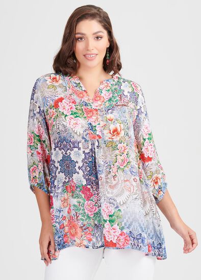 Plus Size Natural Bloom Tunic