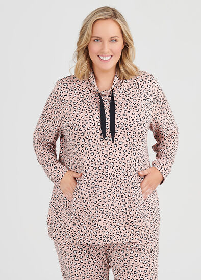 Plus Size Bamboo Cosy Animal Pj Top