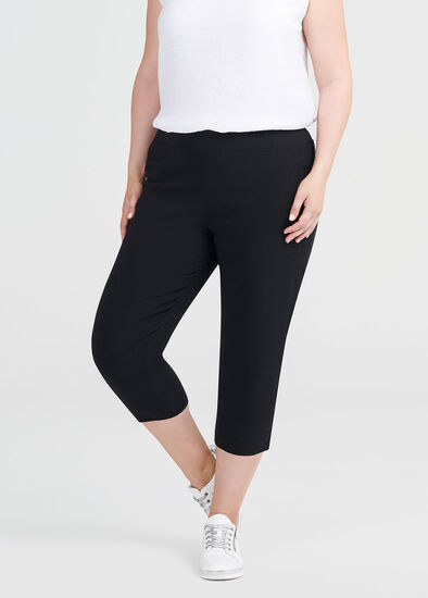 Plus Size Expose Crop Pant