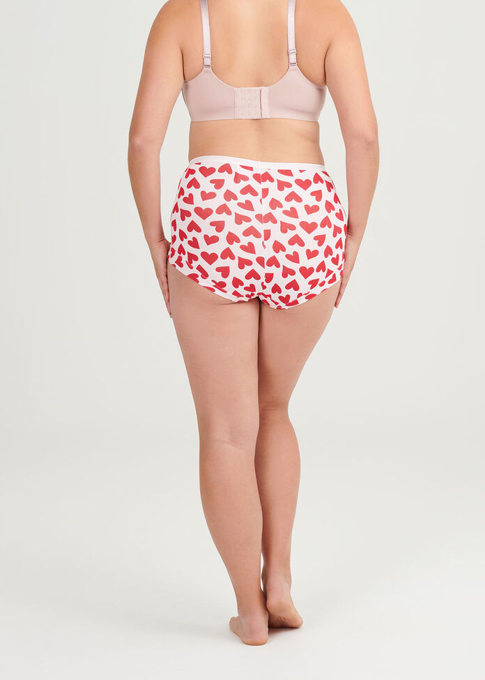 2Pk Bamboo Heart Briefs, , hi-res