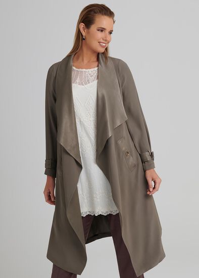 Plus Size Adena Trench