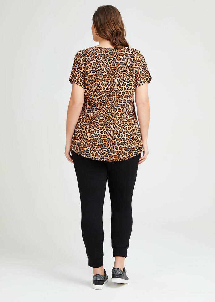 Organic Leopard Tee, , hi-res