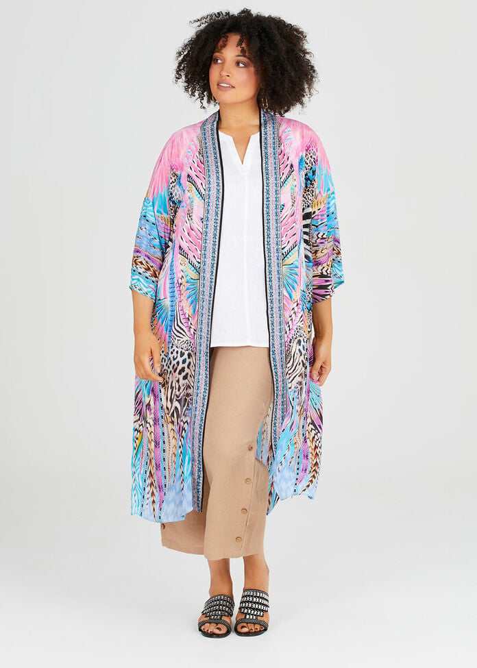 The Fabulous Viscose Kimono, , hi-res