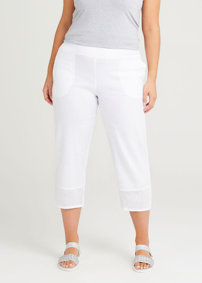 Linen Stretch Breezy Pant, , hi-res