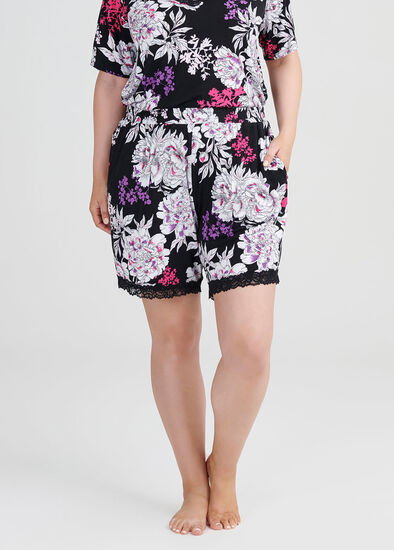 Plus Size Bamboo Bouquet Pj Short