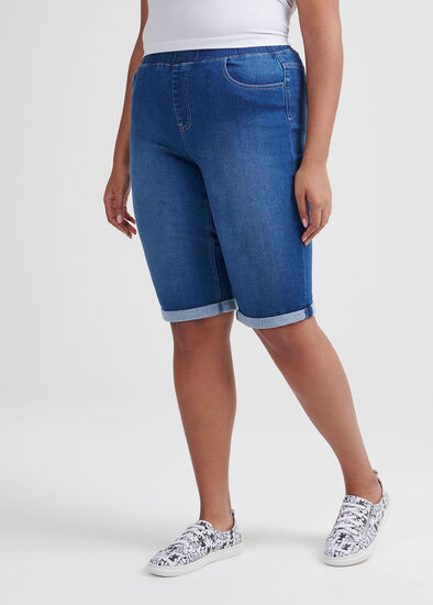 Plus Size The Bamboo Denim Short