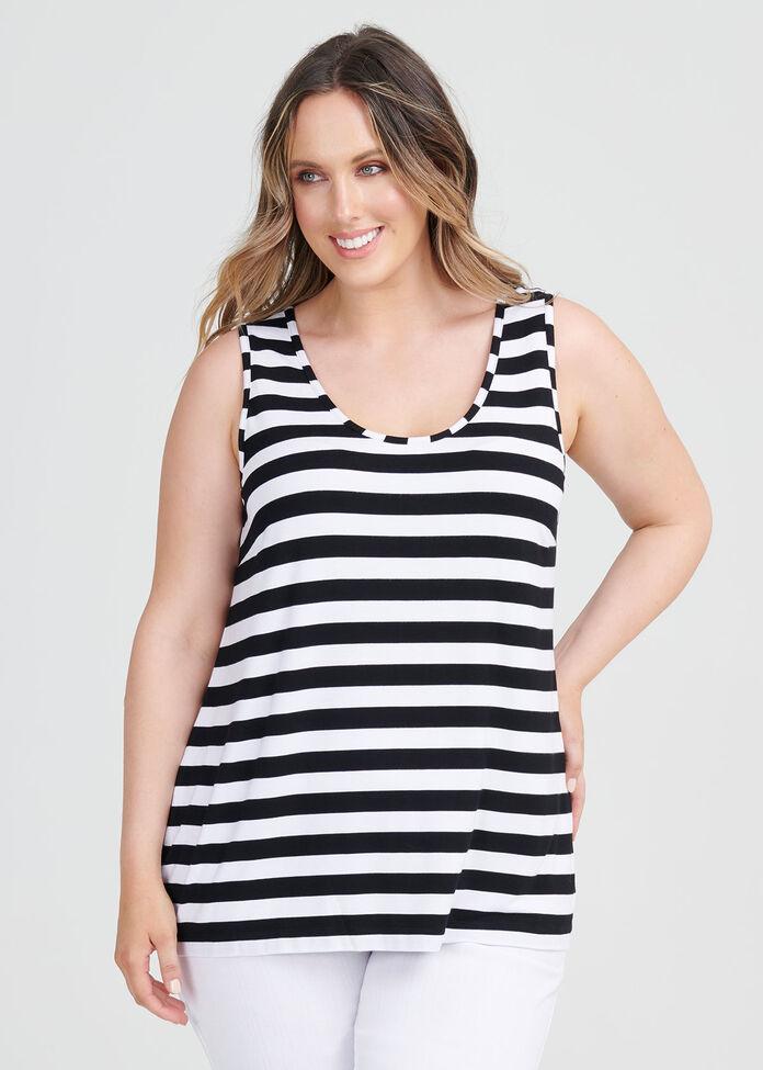 Bamboo Stripe Cami, , hi-res