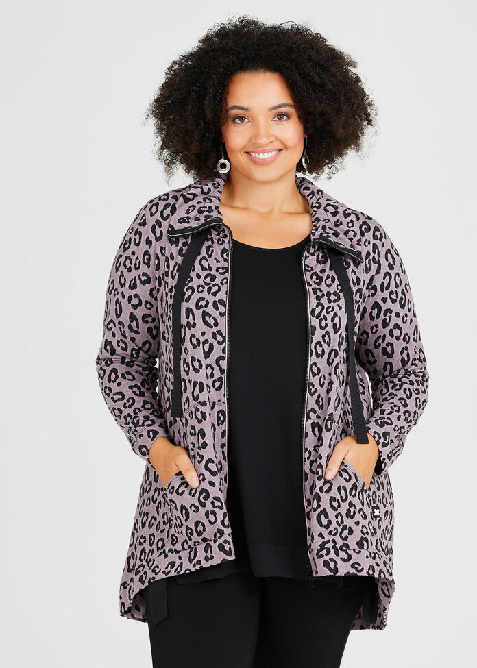 Animalistic Lounge Cardigan, , hi-res