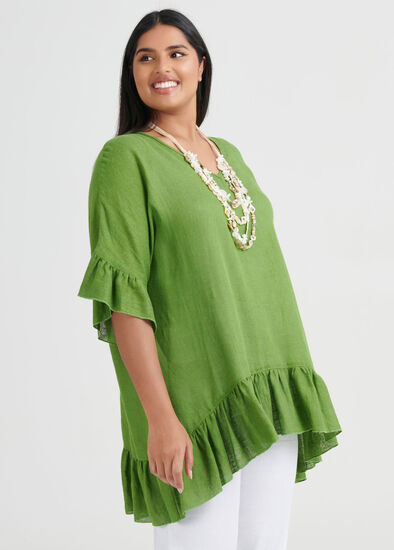 Plus Size Linen San Marino Tunic