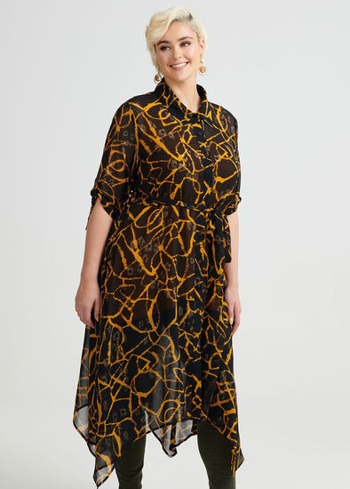 Plus Size Nairobi Print Shirt