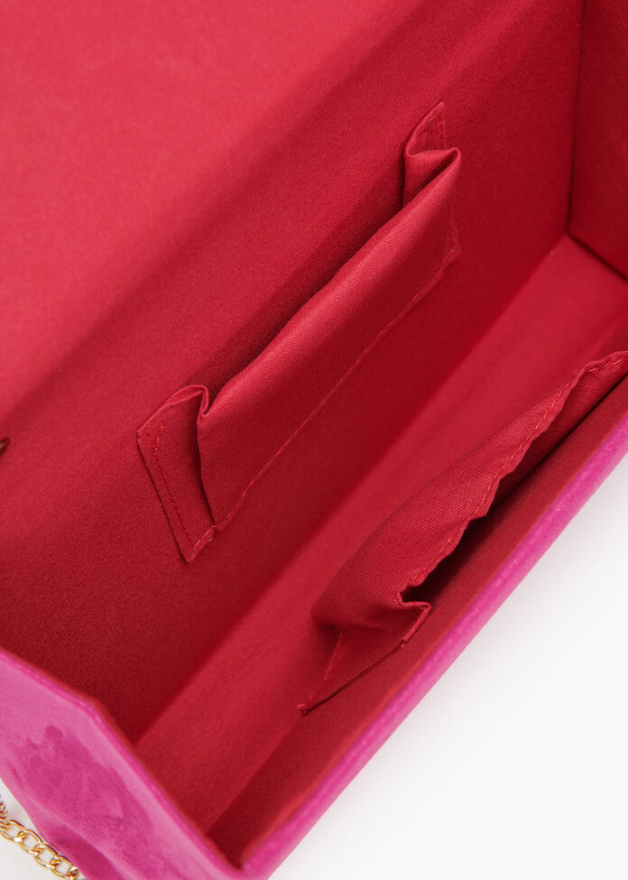 Hot Hot Hot Pink Clutch, , hi-res