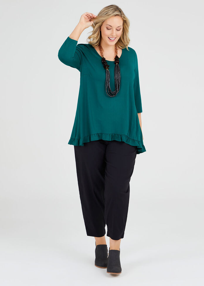 Tencel Trapeze Lounge Pant, , hi-res