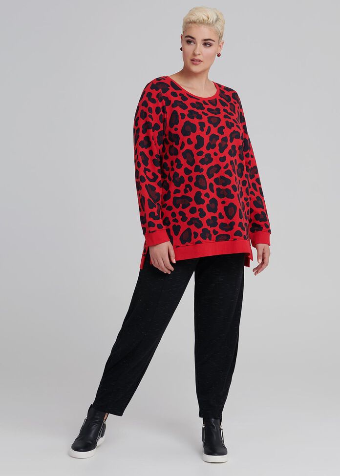 Leopard Luxe Top, , hi-res