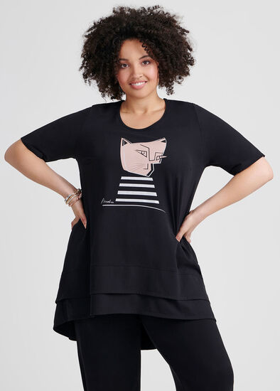 Plus Size Le Chat Top