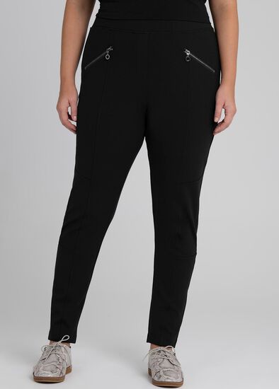 Plus Size Coco Luxe Zip Legging