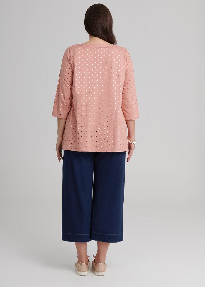 Spots Boatneck Tee, , hi-res