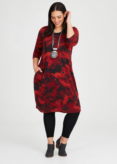 Plus Size Shades Of Red Dress