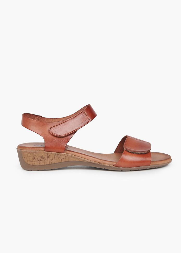 Barcelona Leather Sandal, , hi-res