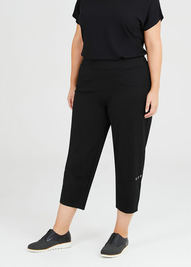 Plus Size Tara Bamboo Ponte Crop Pant