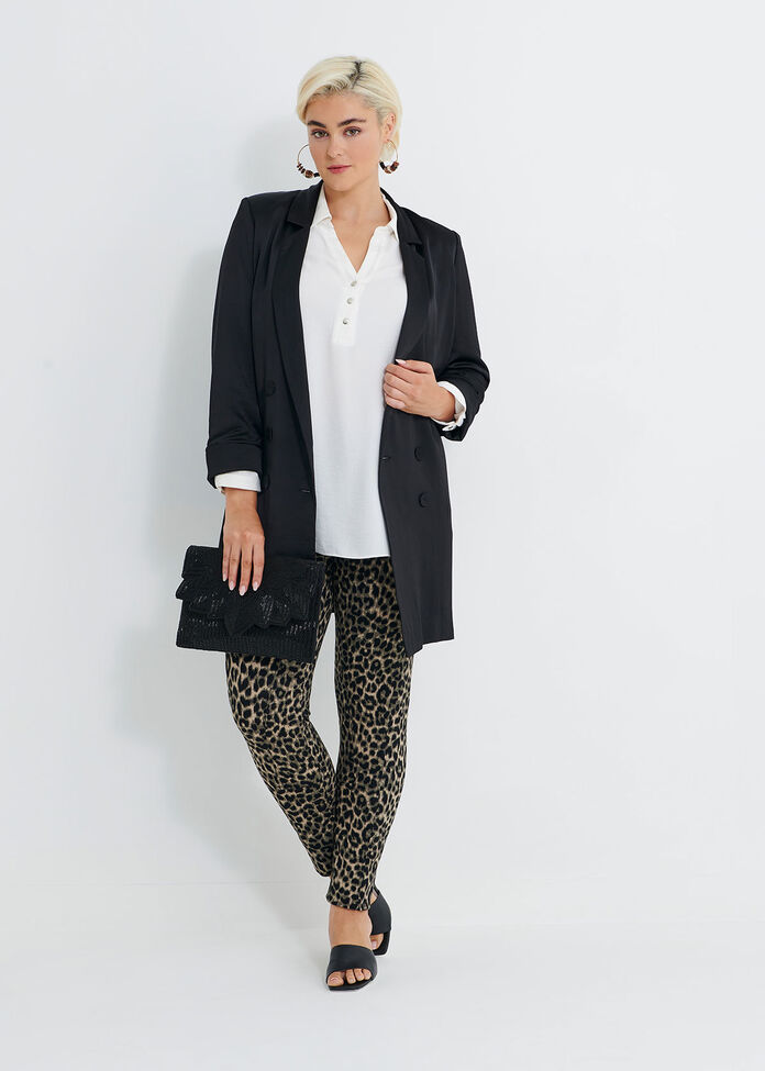 Leopard Ponti Pant, , hi-res