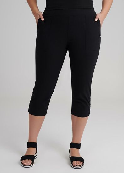 Plus Size Trapeze Weekender Crop Pant