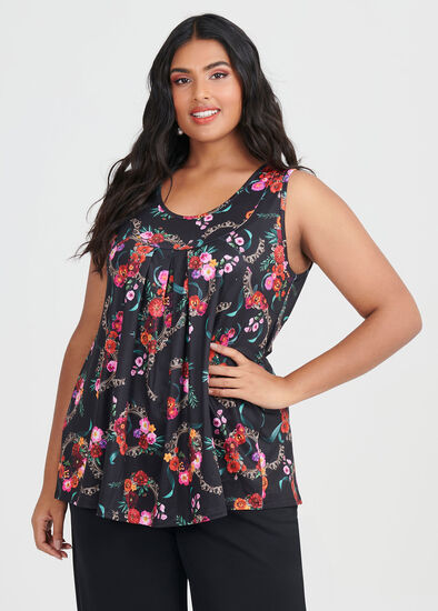 Plus Size Wild Rose Tank