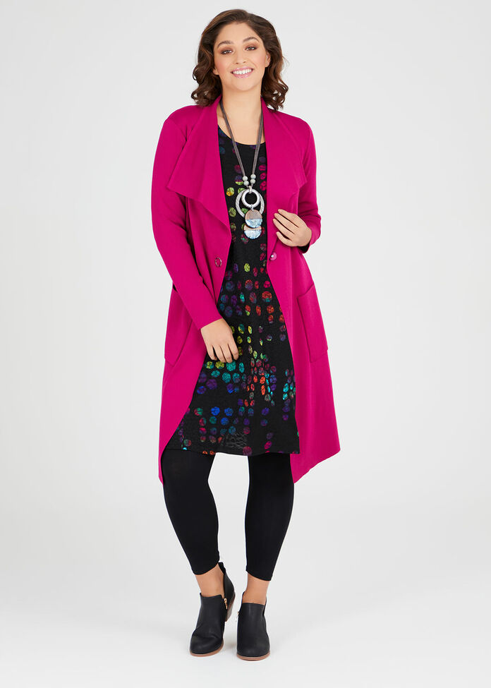 Spot On Jacquard Dress, , hi-res