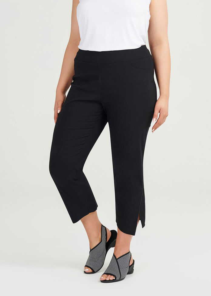 Timeless Cotton Crop Pant, , hi-res