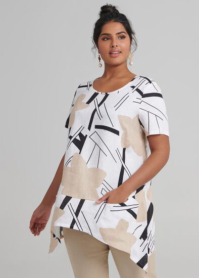 Plus Size Linen Maya Tunic