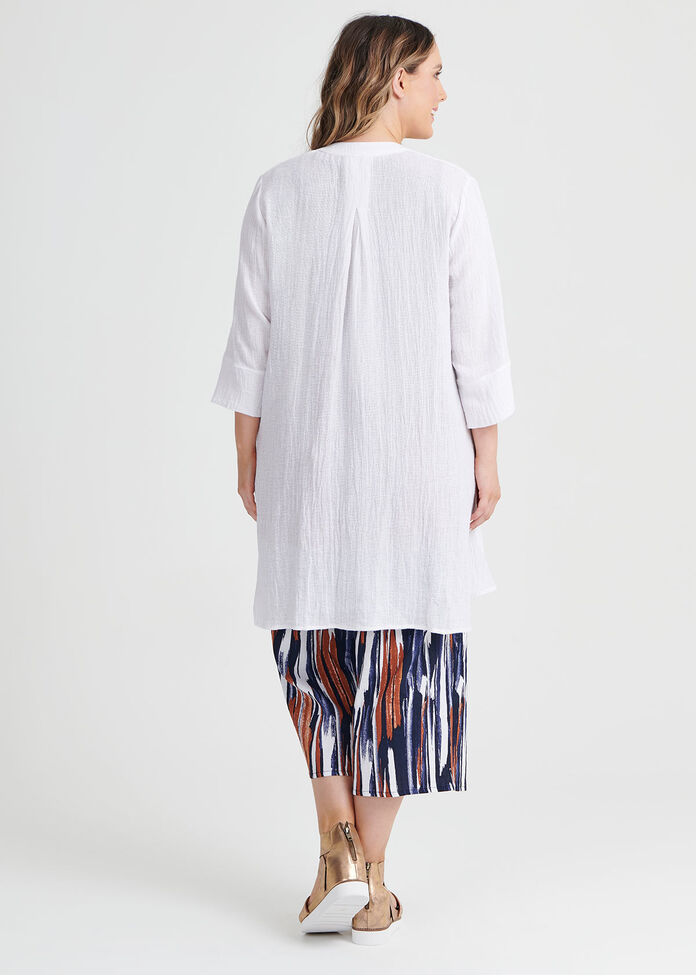 Gauze Linen Shirt, , hi-res