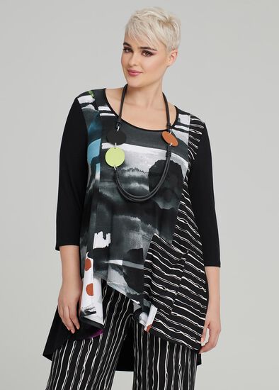 Plus Size Dawn Stripe Top