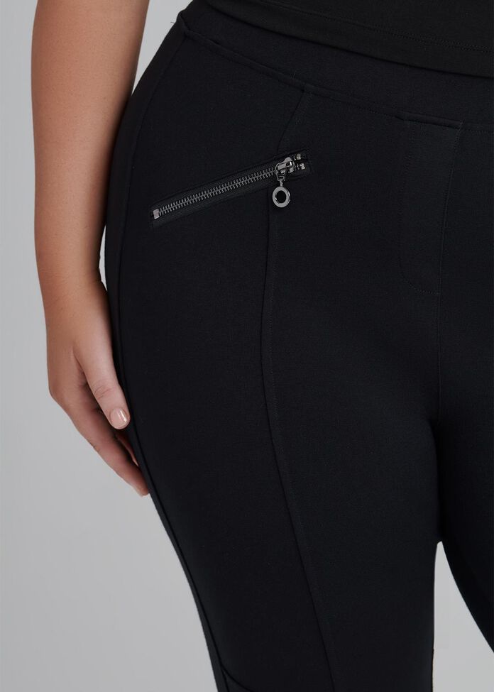 Coco Luxe Zip Legging, , hi-res