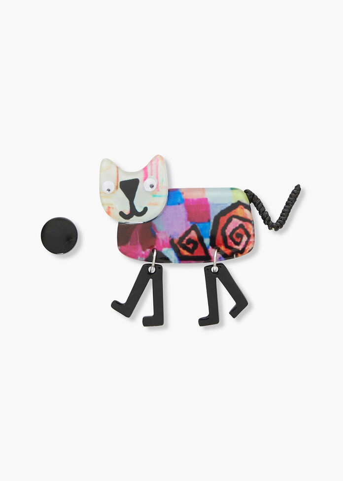 Come Back Kitty Brooch, , hi-res