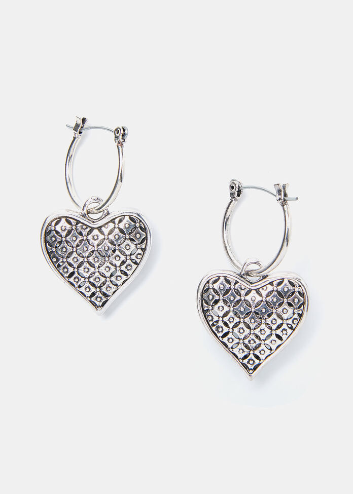 The Blues Heart Earrings, , hi-res