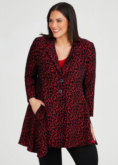 Plus Size Red Alert Jacket