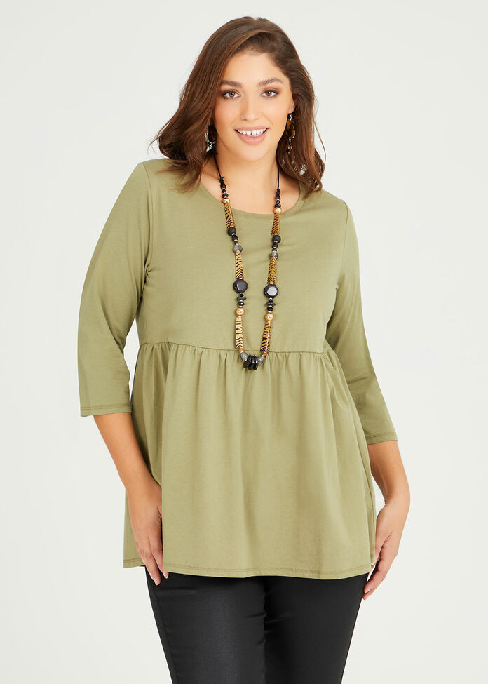 Organic Tiered Top, , hi-res