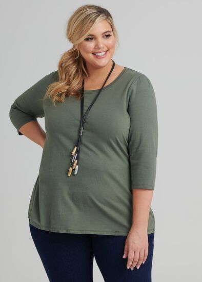 Plus Size Organic Swing Top