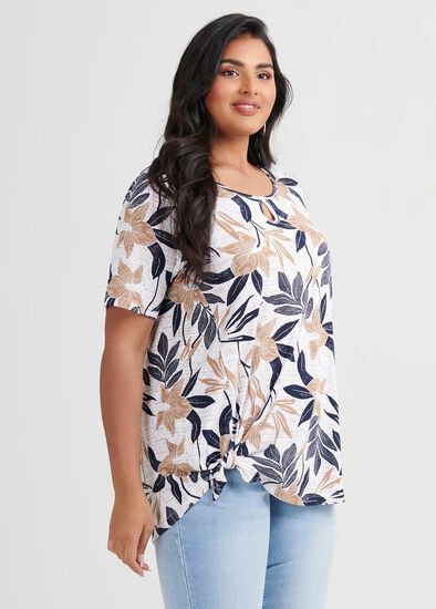 Plus Size Linen Knit Sun Valley Top