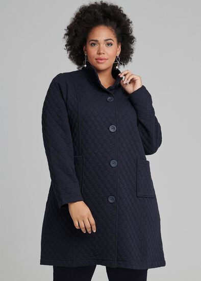 Plus Size Bubble Luxe Jacket