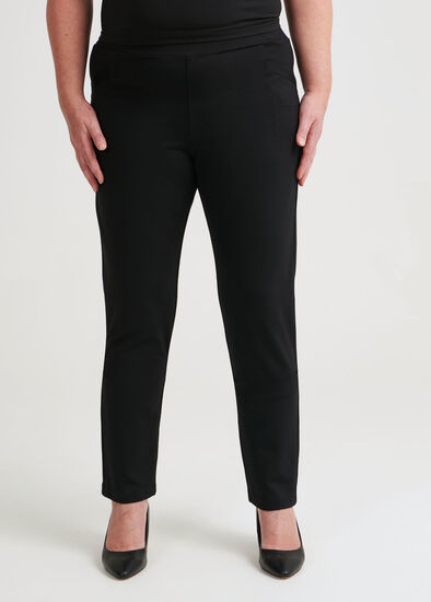 Plus Size Gina Straight Ponte Pant