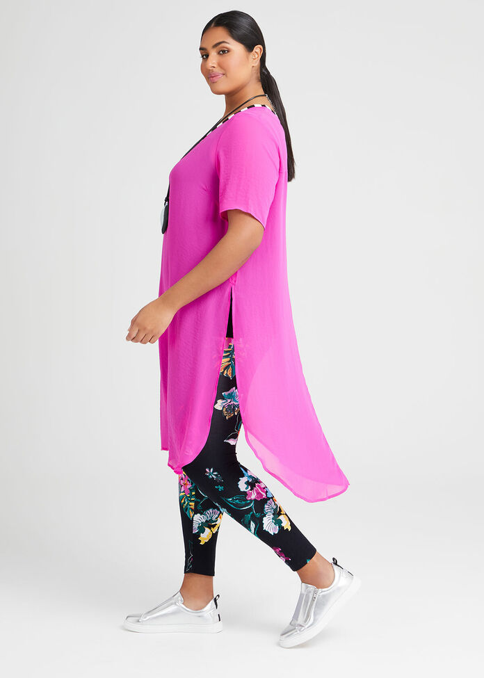 Chiffon Sandra Overlay Tunic, , hi-res