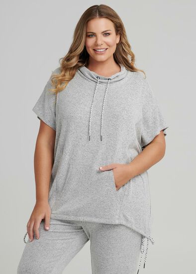 Plus Size Cocoon Cosy Top