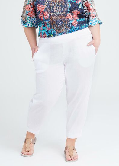 Plus Size Petite Linen Elemental Pant