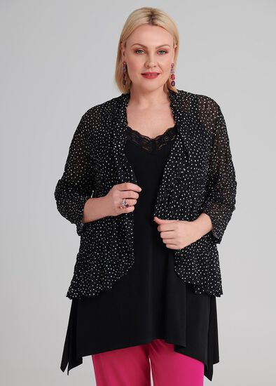 Plus Size In The Spotlight Cardi