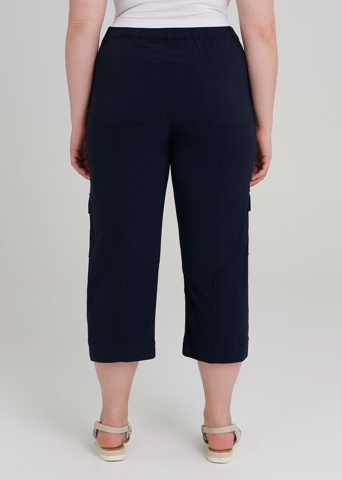 Utility Pull On Crop Pant, , hi-res