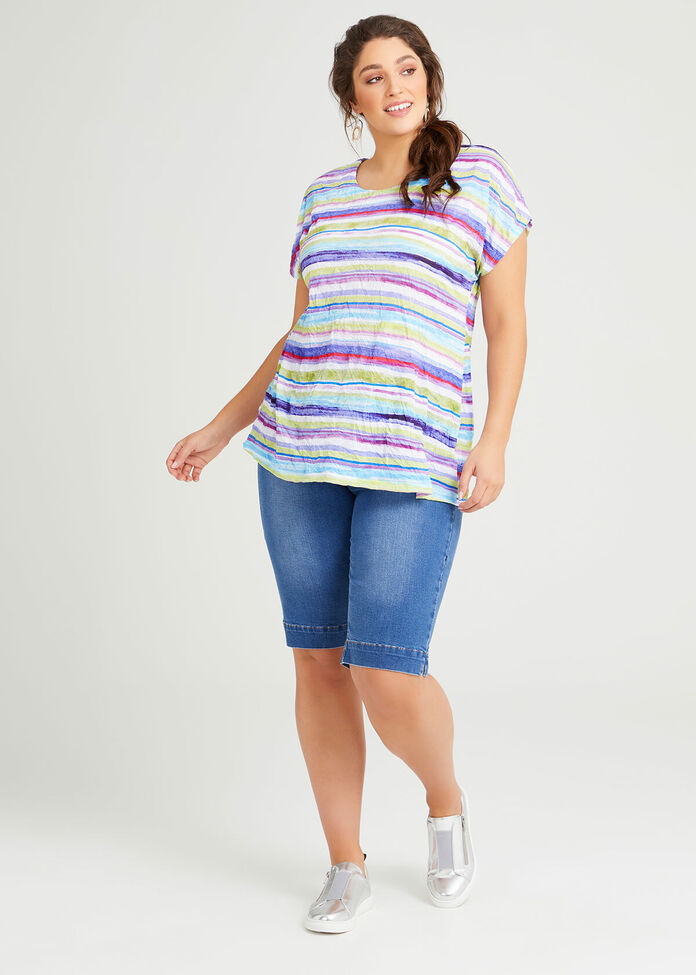 Sundown Multi Striped Top, , hi-res