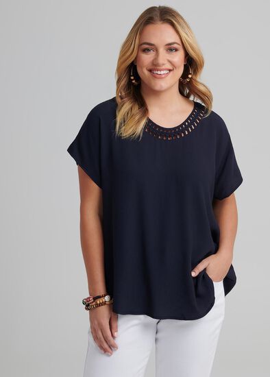 Plus Size Knots Top