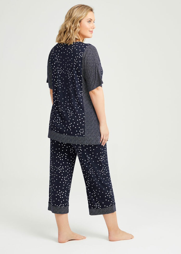 Bamboo Mini Stars Pyjama Top, , hi-res